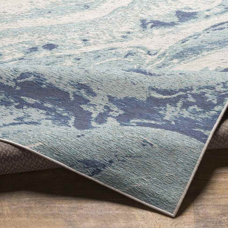 Stacyville Modern Pale Blue Area Rug