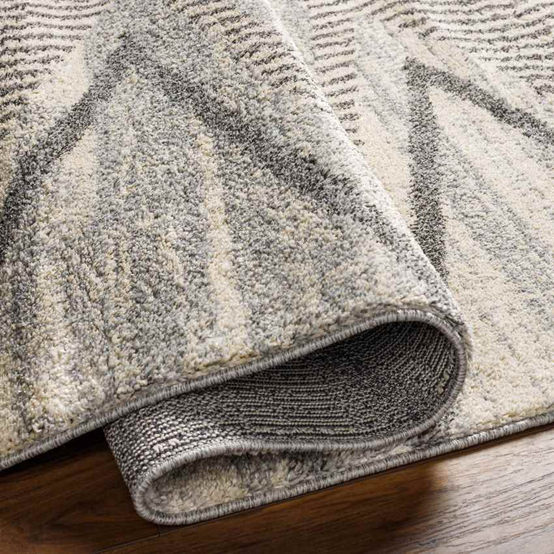 Waucoma Global Charcoal Area Rug