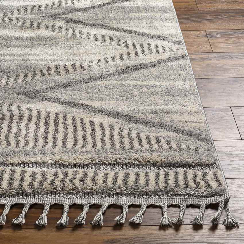 Waucoma Global Charcoal Area Rug