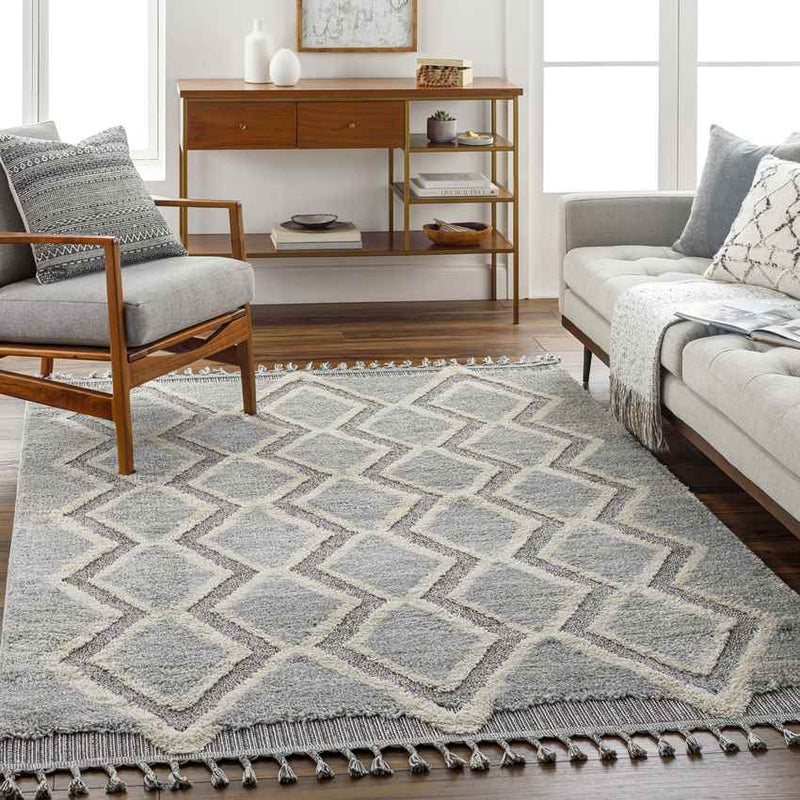 Waukee Global Charcoal Area Rug