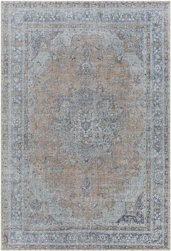 Westphalia Traditional Slate Washable Area Rug