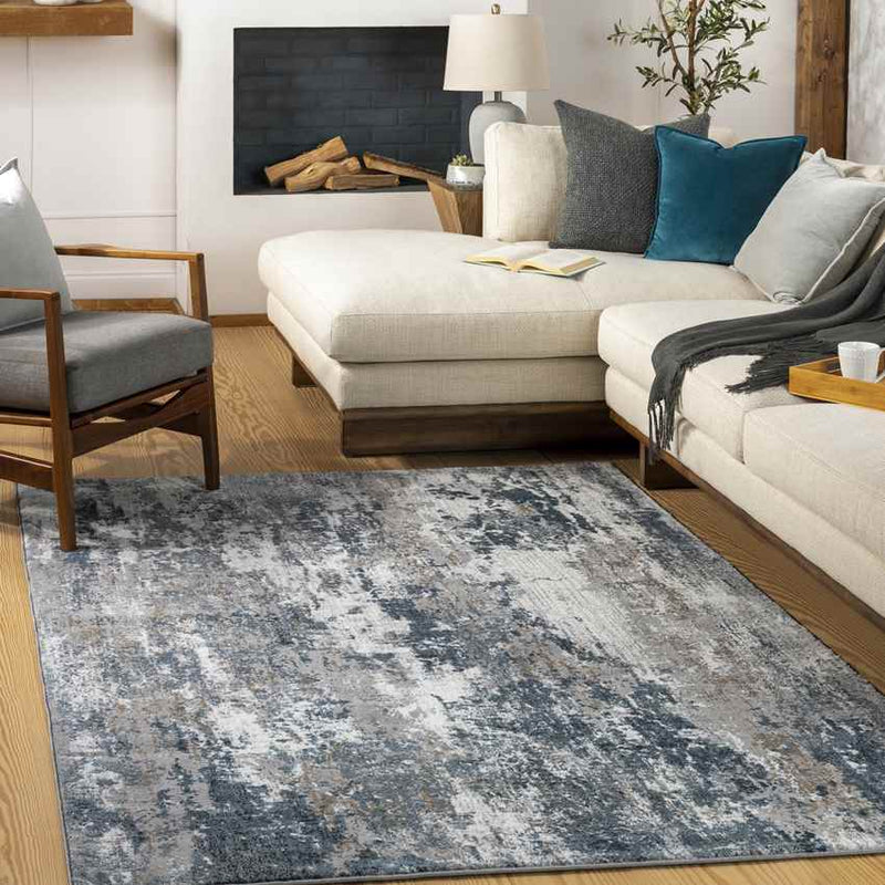 Graf Modern Navy Area Rug