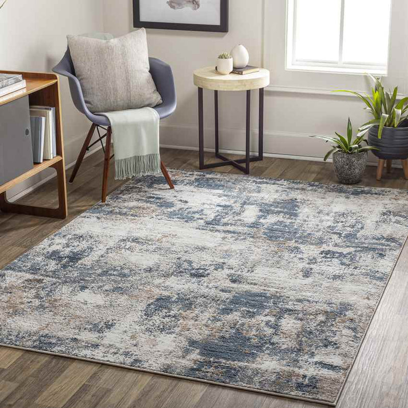 Grand Junction Modern Navy Area Rug