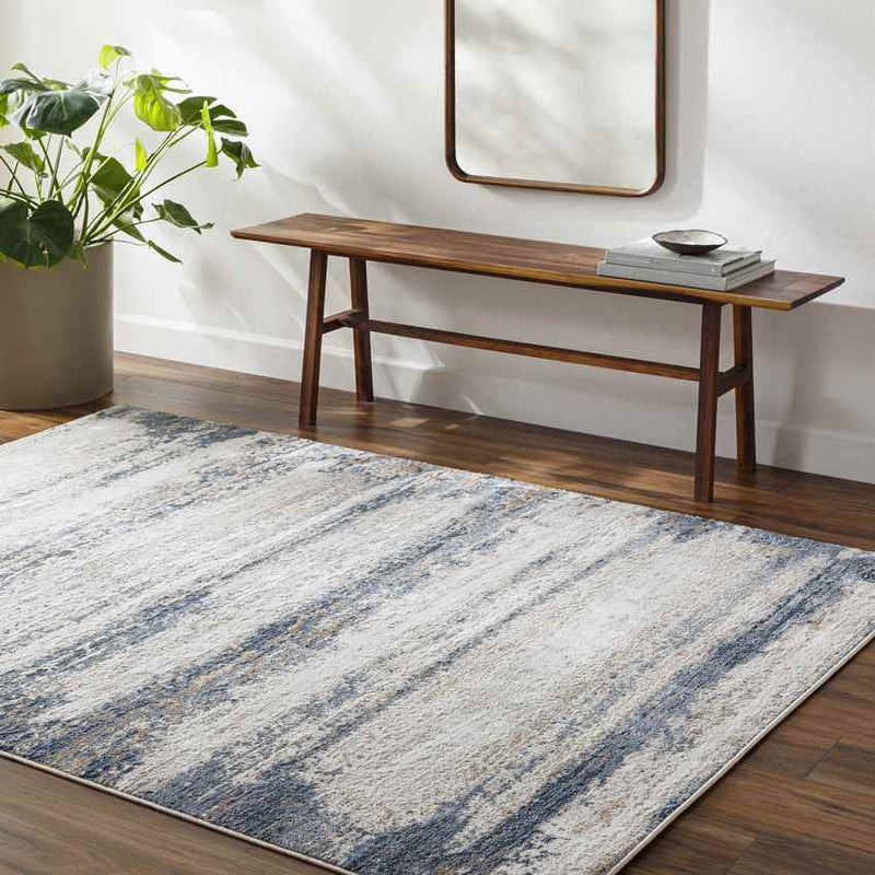 Grand Junction Modern Navy Area Rug