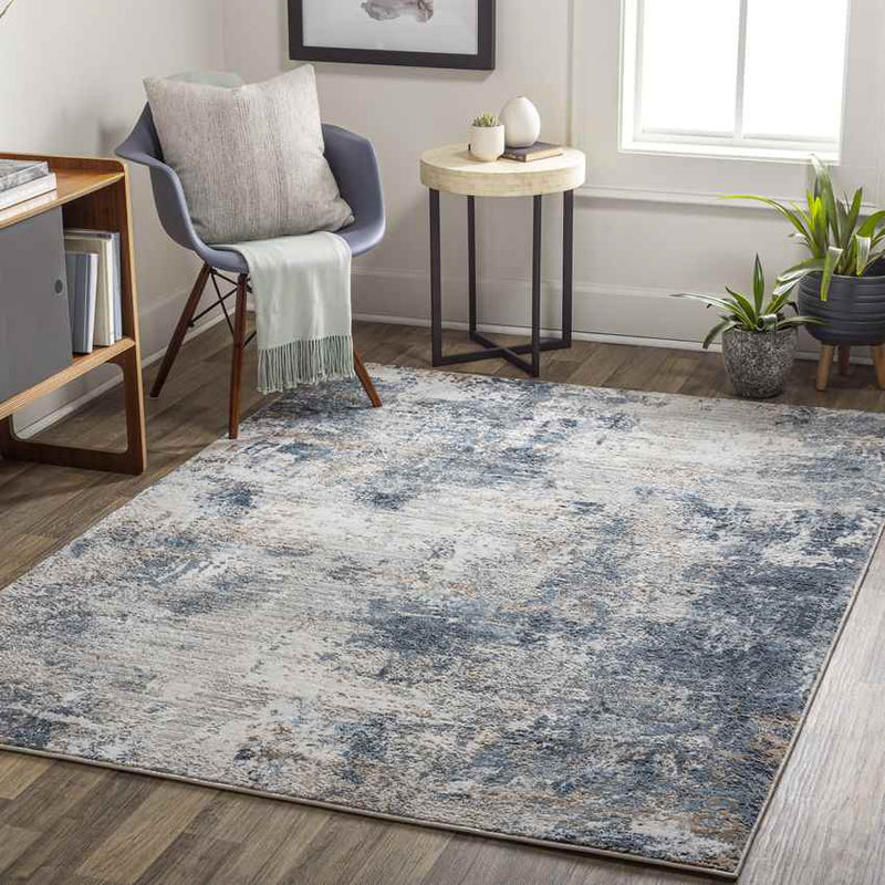 Grand Mound Modern Navy Area Rug