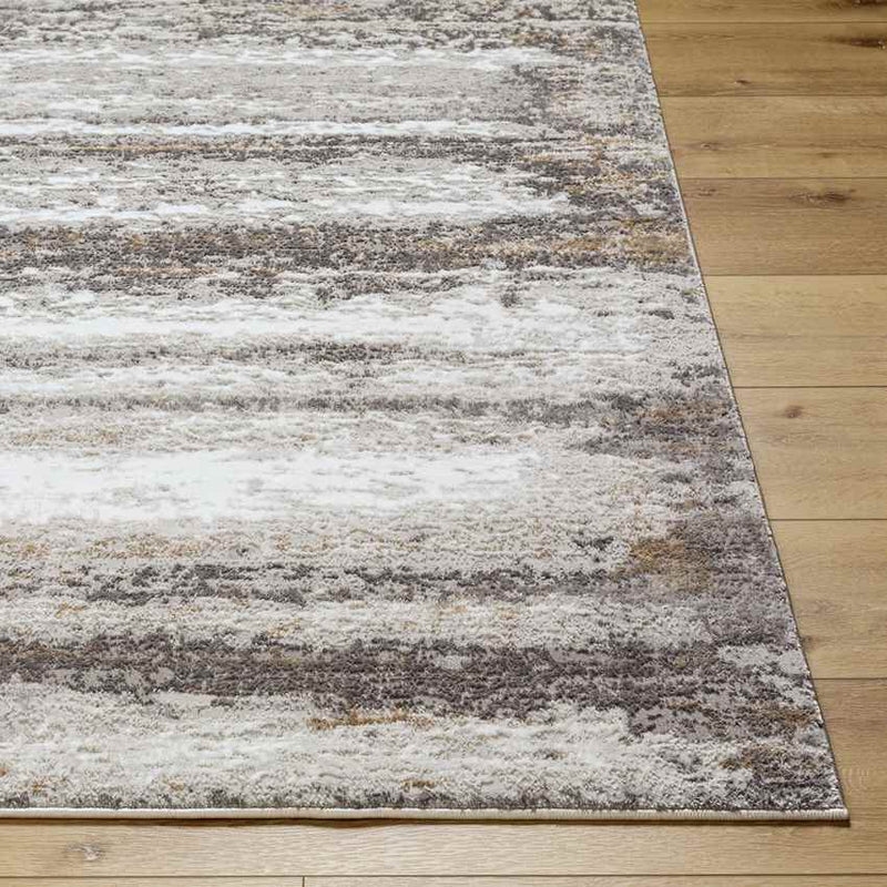 Gravity Modern Light Brown Area Rug