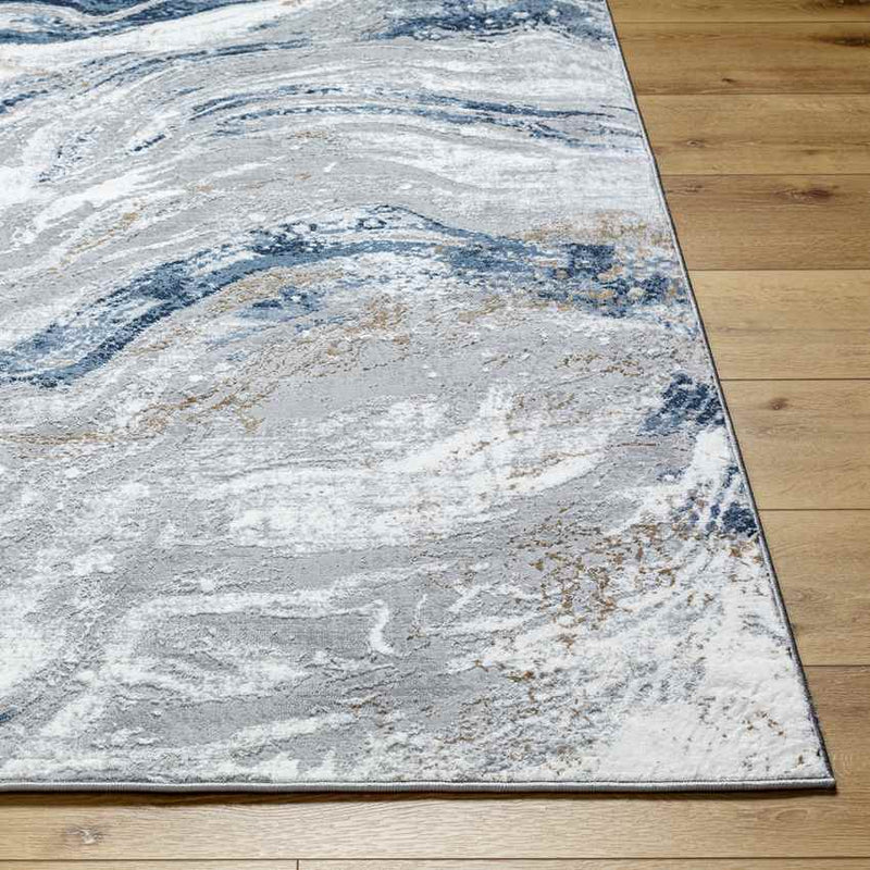 Earlton Modern Dark Blue Area Rug