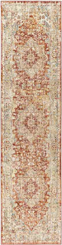 Harcourt Traditional Burgundy Area Rug