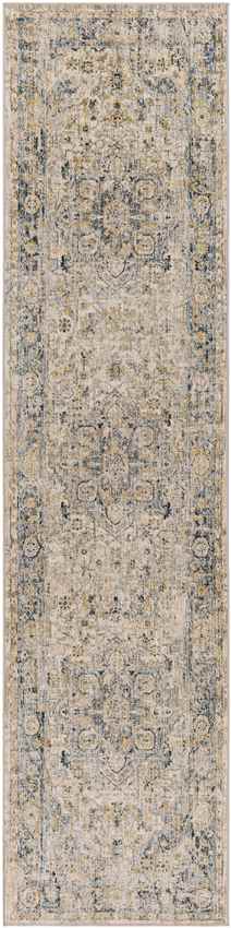 Harcourt Traditional Denim Area Rug