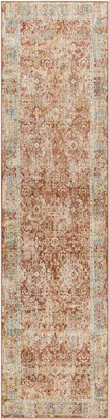 Hartwick Traditional Burgundy Area Rug