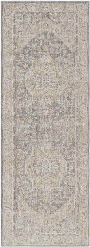 Varvara Traditional Light Gray Area Rug