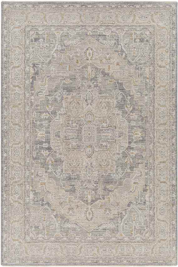 Varvara Traditional Light Gray Area Rug