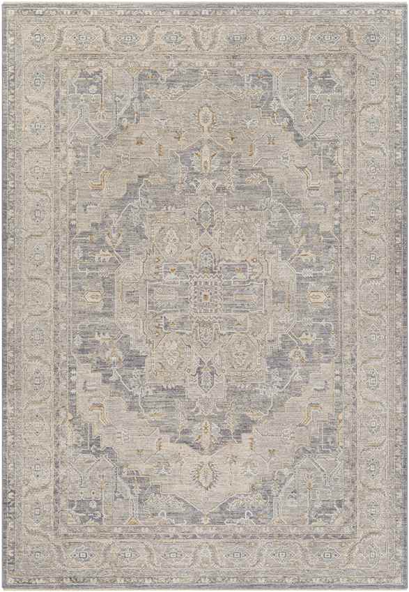 Varvara Traditional Light Gray Area Rug