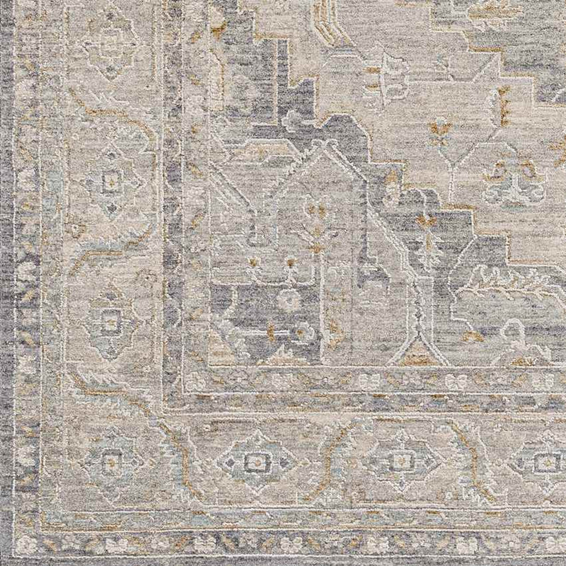 Varvara Traditional Light Gray Area Rug