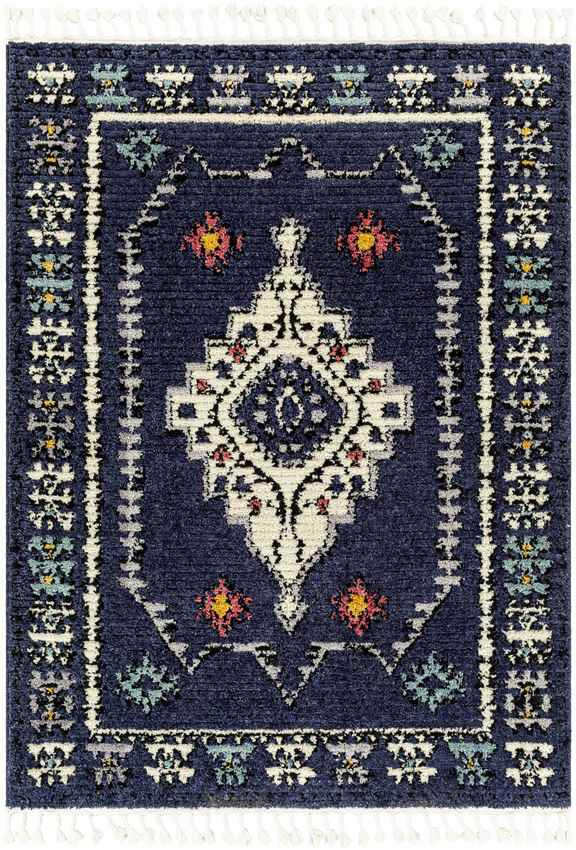 Larnakas Global Dark Blue Area Rug