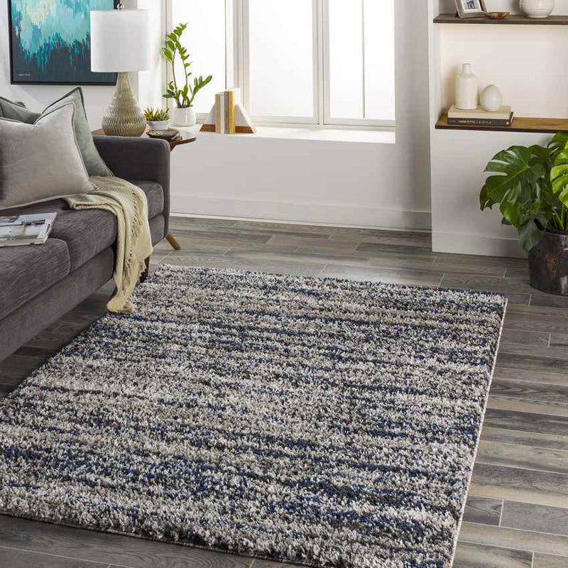 Holstein Modern Dark Blue Area Rug