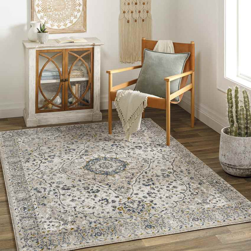 Lake View Traditional Ivory Area Rug