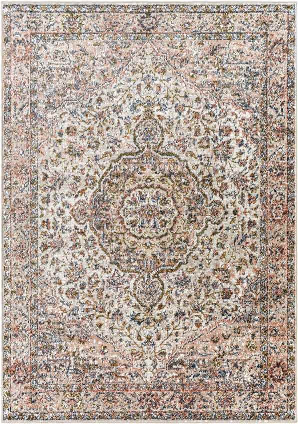 Lamoni Traditional Dark Brown Area Rug