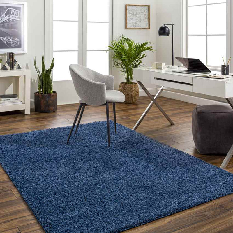 Vere Modern Dark Blue Area Rug