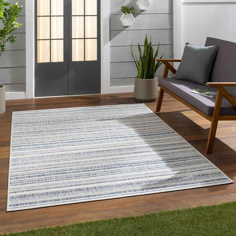 Pau Global Navy Area Rug