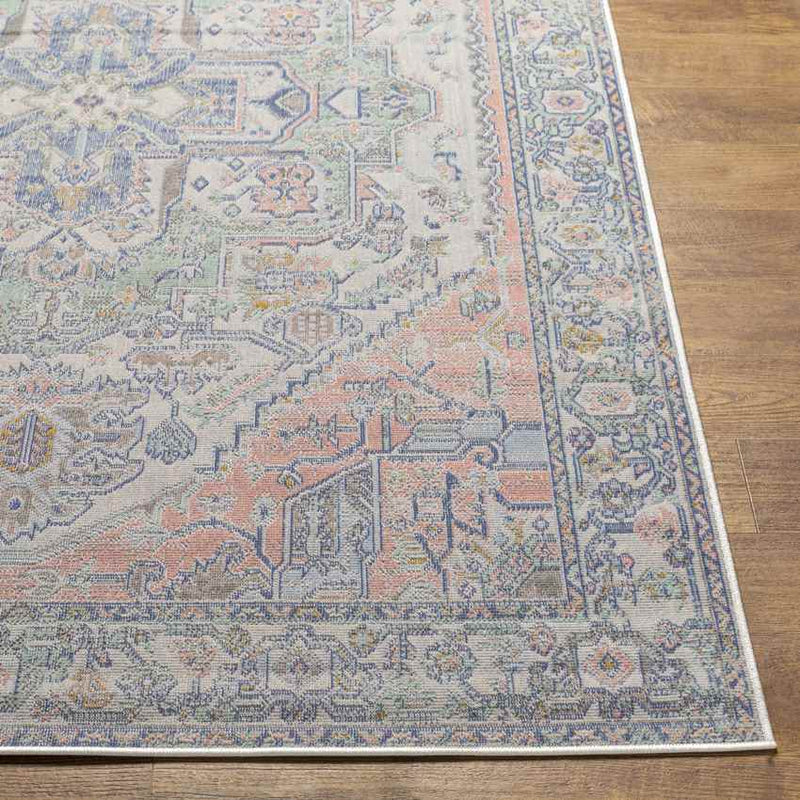 Paphos Traditional Coral Area Rug