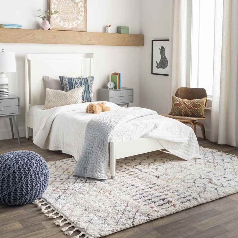 Milia Global Cream Area Rug