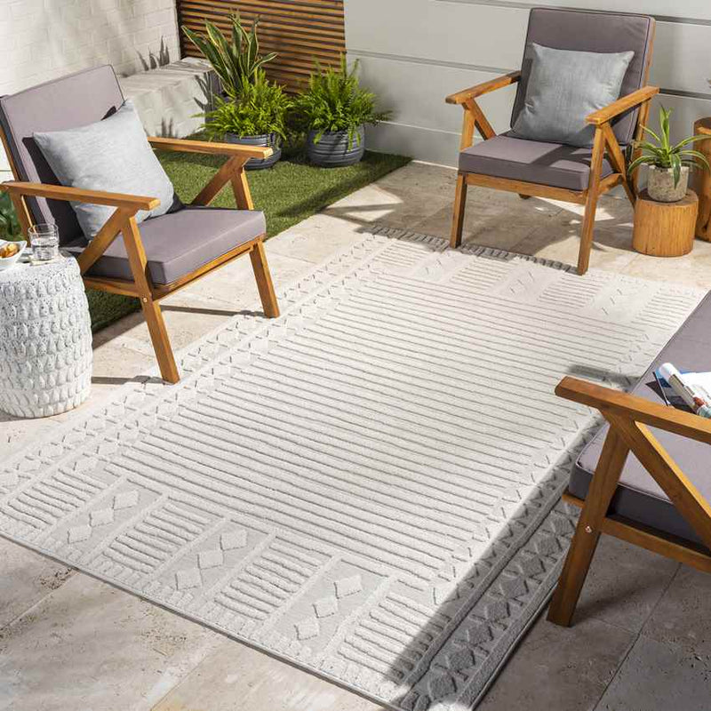 Metochi Global Off-White/Cream Area Rug