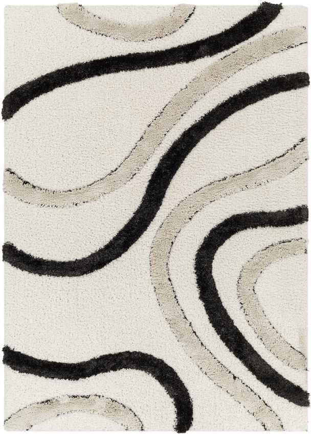 Morfou Modern Black Area Rug