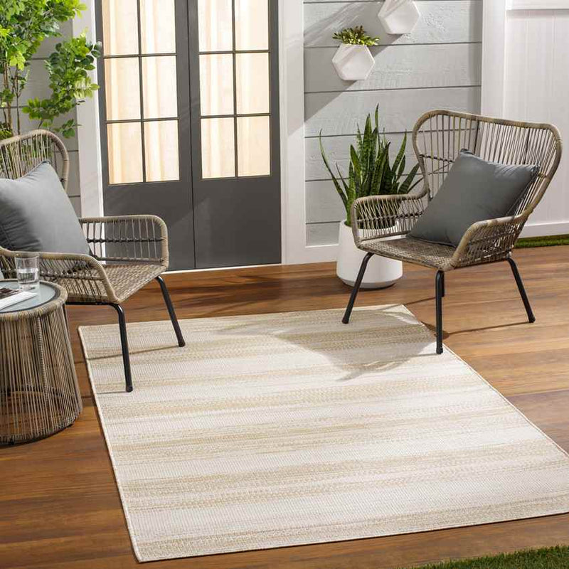 Kyrenia Modern Burnt Orange Area Rug