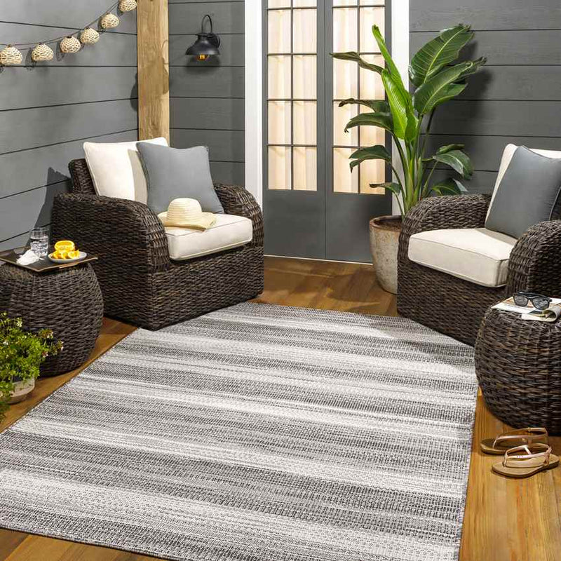 Kyrenia Modern Charcoal Area Rug