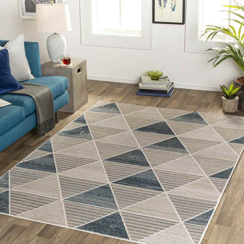 Panagra Modern Beige Area Rug