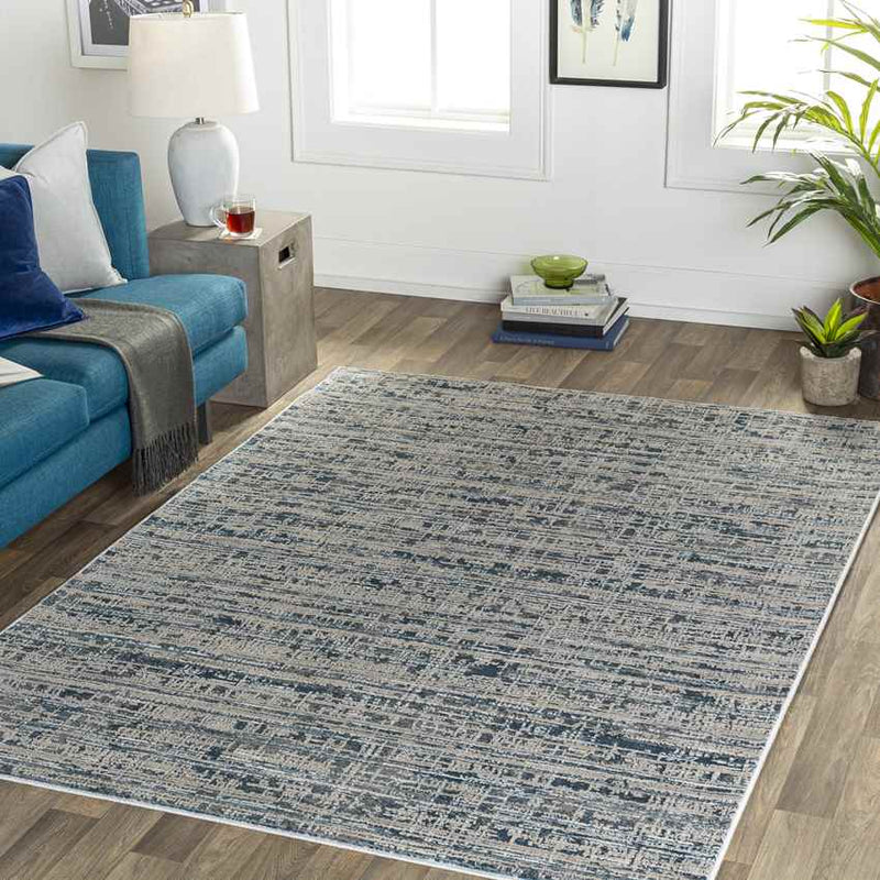 Irini Modern Dark Teal Area Rug