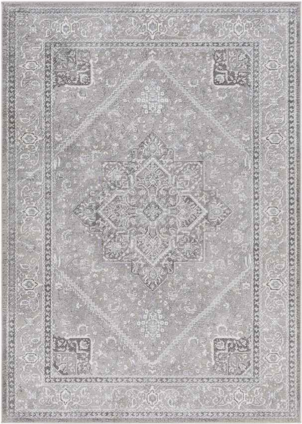 Assia Traditional Gray Area Rug