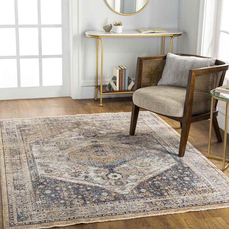 Inwood Traditional Charcoal Area Rug