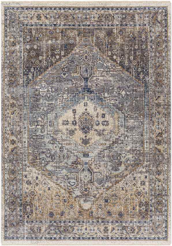 Inwood Traditional Taupe Area Rug