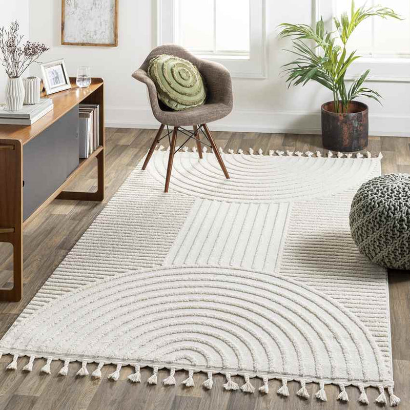 Kyra Modern Cream Area Rug