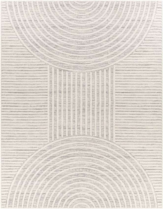 Kyra Modern Light Gray Area Rug