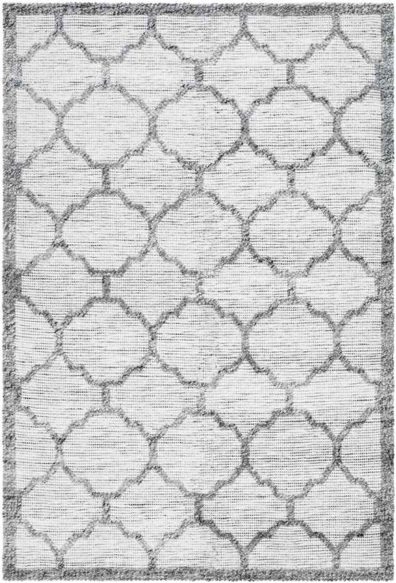 Vouni Traditional Cream/Slate Gray Area Rug