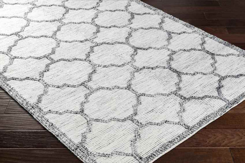 Vouni Traditional Cream/Slate Gray Area Rug