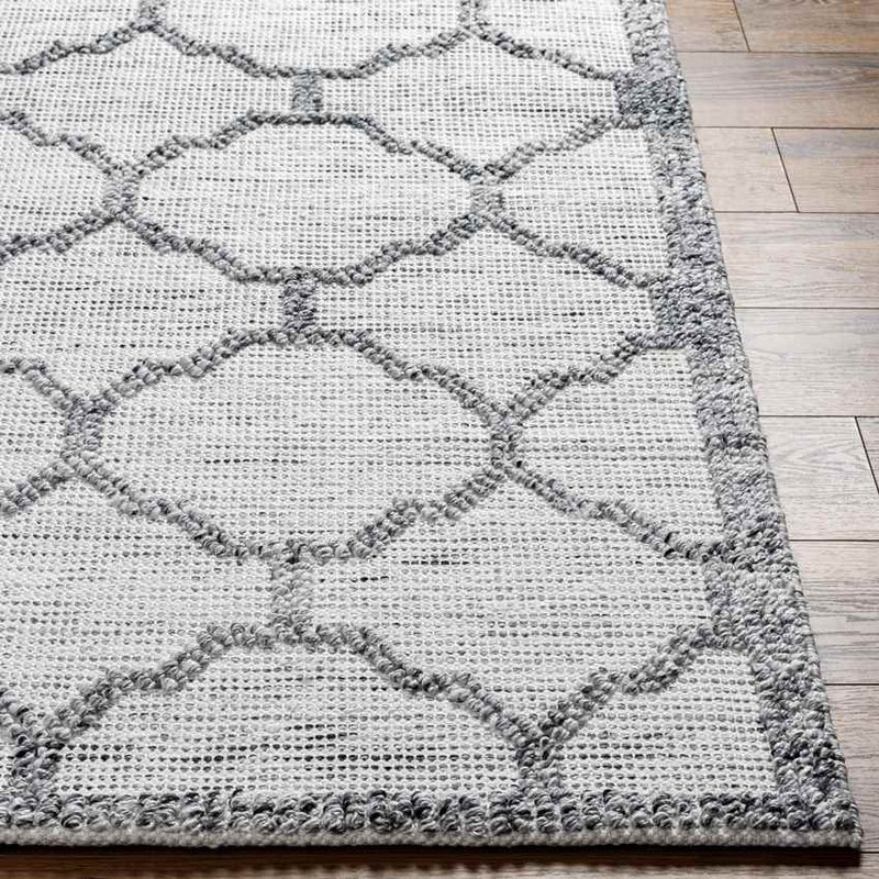 Vouni Traditional Cream/Slate Gray Area Rug