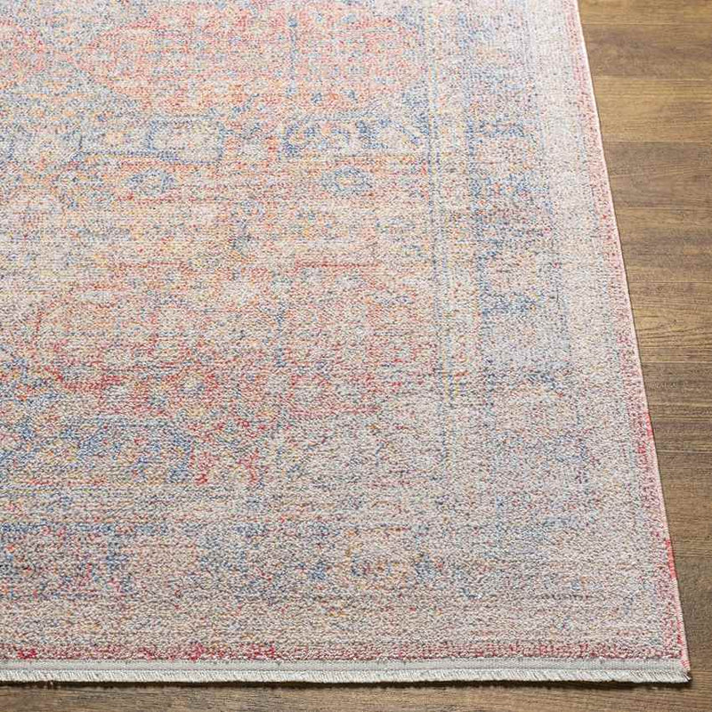 Kalavasos Traditional Burnt Orange Area Rug