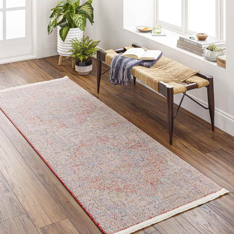 Kanli Traditional Burnt Orange Area Rug