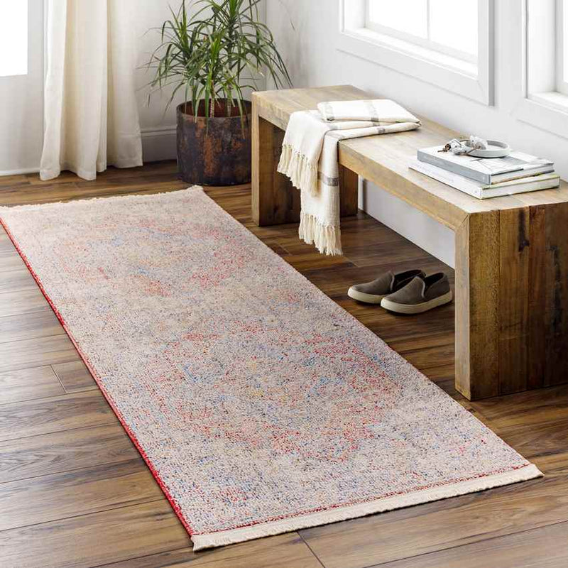 Kanli Traditional Burnt Orange Area Rug