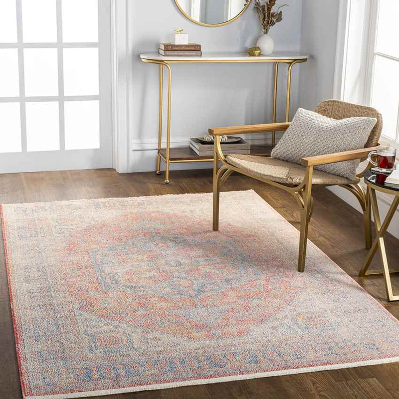 Millia Traditional Burnt Orange Area Rug