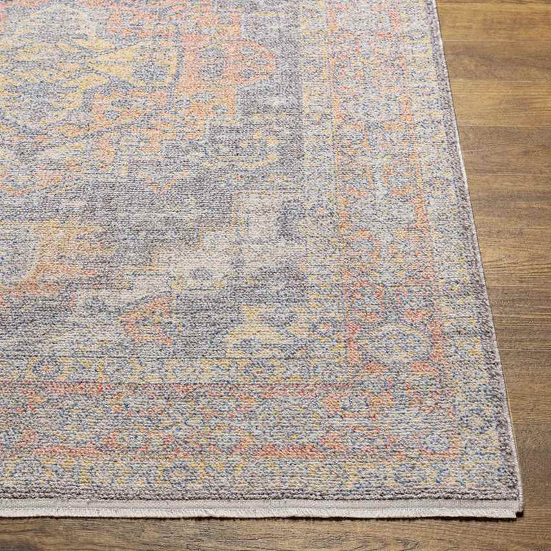 Kofinou Traditional Burnt Orange Area Rug