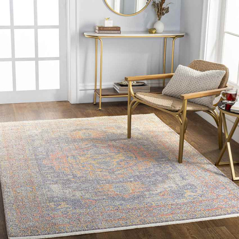 Kofinou Traditional Burnt Orange Area Rug