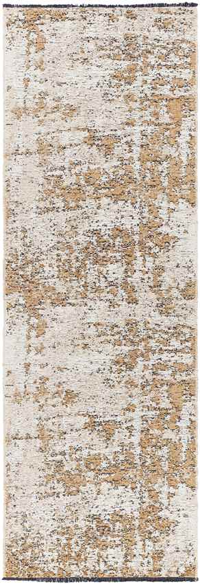 Mandres Modern Burnt Orange Area Rug