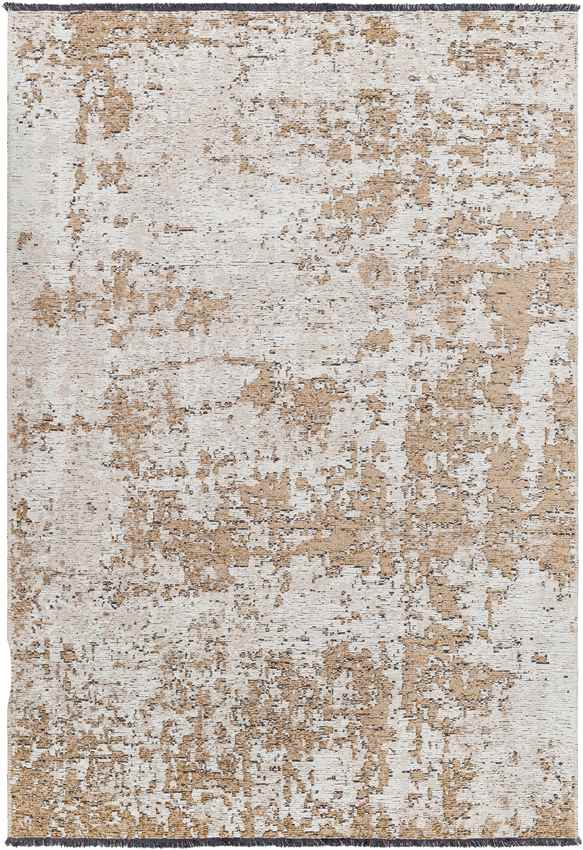 Mandres Modern Burnt Orange Area Rug