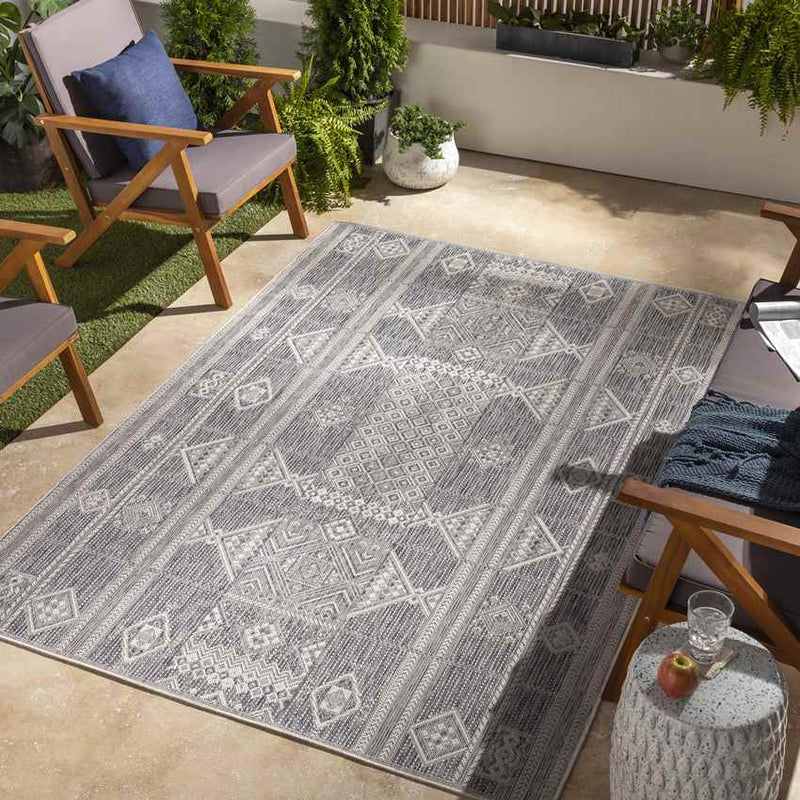 Ireton Global Navy Area Rug