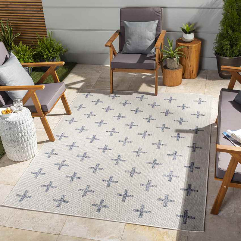 Kiron Global Dark Blue Area Rug